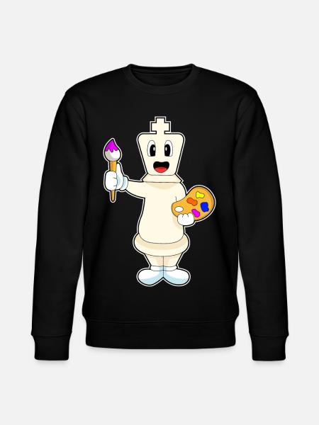 Chess Piece King Chess - Stanley/Stella CHANGER Unisex Organic Sweatshirt - black