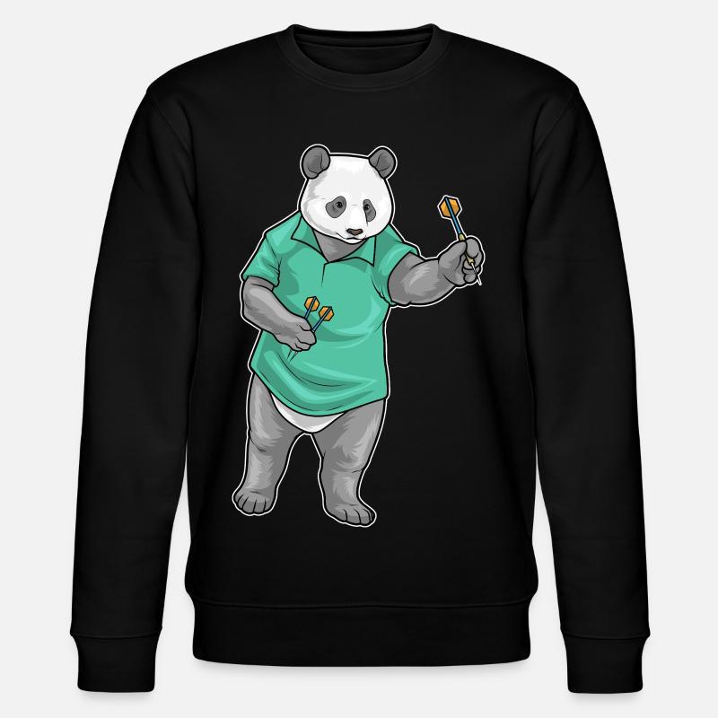 Panda Dart Dartpfeil - Sweat bio CHANGER Stanley/Stella Unisexe - noir