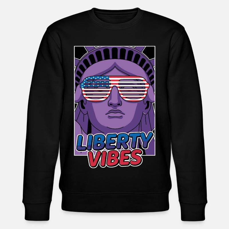 Liberty Vibes Statue de la Liberté - Sweat bio CHANGER Stanley/Stella Unisexe - noir