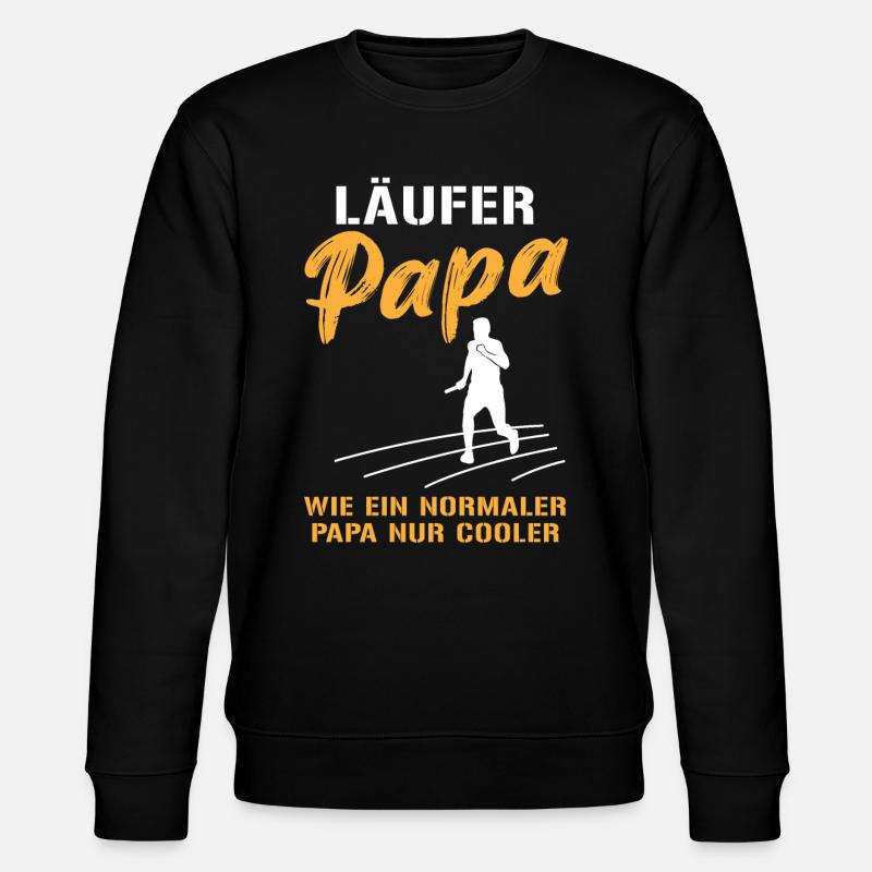 Papa coureur cool disant - Sweat bio CHANGER Stanley/Stella Unisexe - noir