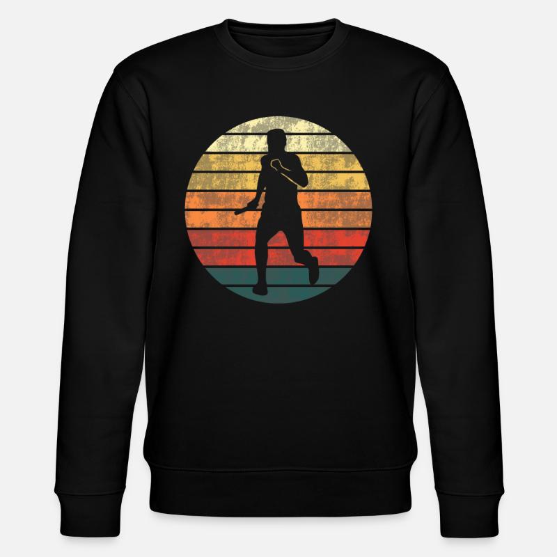 Relay Runner Sunset Silhouette - Stanley/Stella CHANGER Unisex Organic Sweatshirt - black