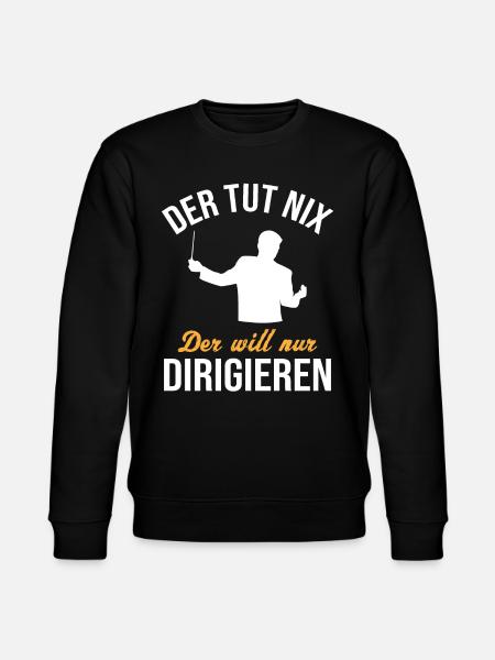 Harmless Conductor - Funny Gift - Stanley/Stella CHANGER Unisex Organic Sweatshirt - black