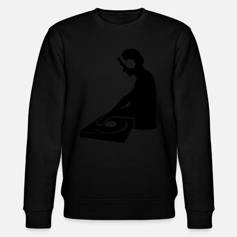 Groove Master - A Must-Have Gift for DJs - Stanley/Stella CHANGER Unisex Organic Sweatshirt - black
