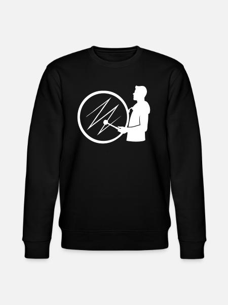 Ritmo de tambor – latido del corazón de la música - Sudadera ecológica unisex CHANGER de Stanley/Stella - negro