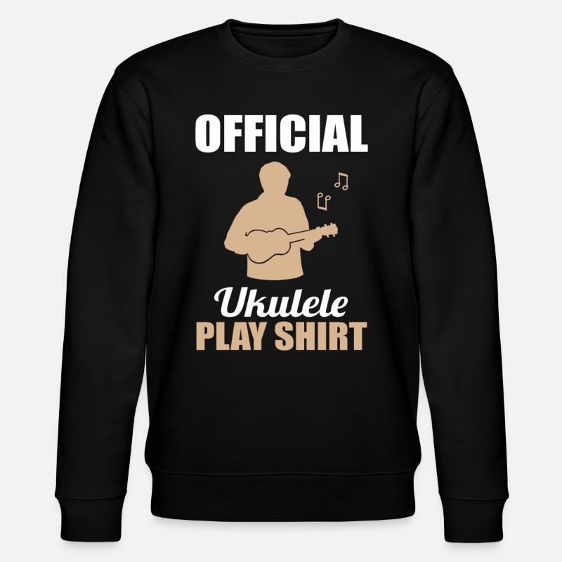 Chemise officielle de ukulélé Melody - Sweat bio CHANGER Stanley/Stella Unisexe - noir