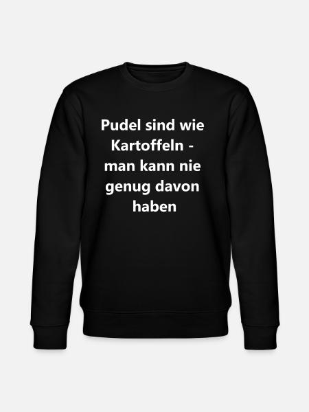 Poodle Mom Gift - Stanley/Stella CHANGER Unisex Organic Sweatshirt - black