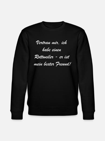 Familiar Rotti Gift - Stanley/Stella CHANGER Unisex Organic Sweatshirt - black