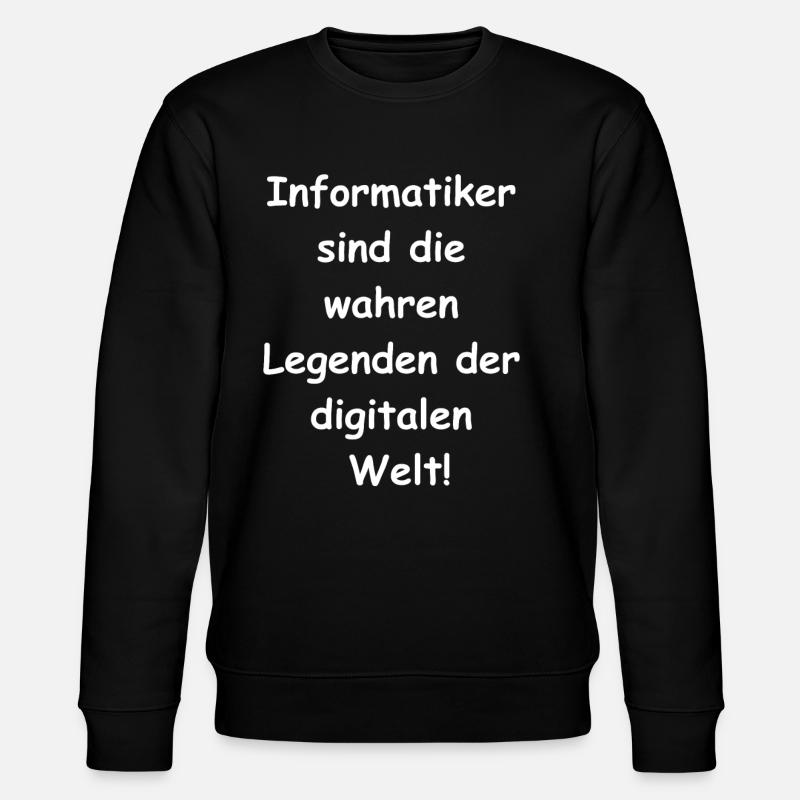 Cadeau d’informaticien - Sweat bio CHANGER Stanley/Stella Unisexe - noir