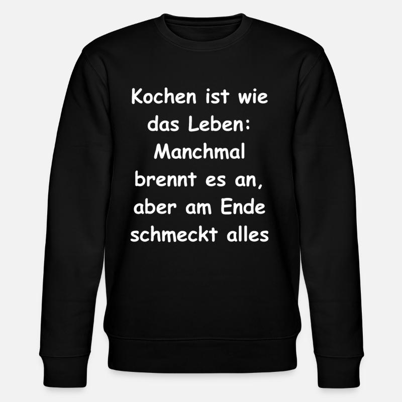 Cadeau plaisir de cuisine - Sweat bio CHANGER Stanley/Stella Unisexe - noir