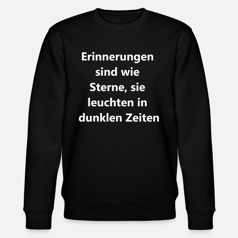 Star Glow Gift - Stanley/Stella CHANGER Unisex Organic Sweatshirt - black