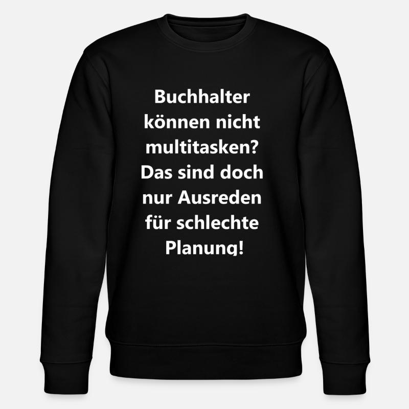 Cadeau multitâche comptable - Sweat bio CHANGER Stanley/Stella Unisexe - noir