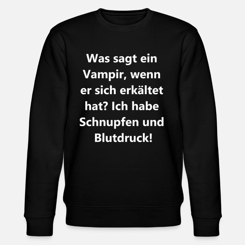 Blutiges Geschenk - Stanley/Stella Unisex Bio-Sweatshirt CHANGER  - Schwarz