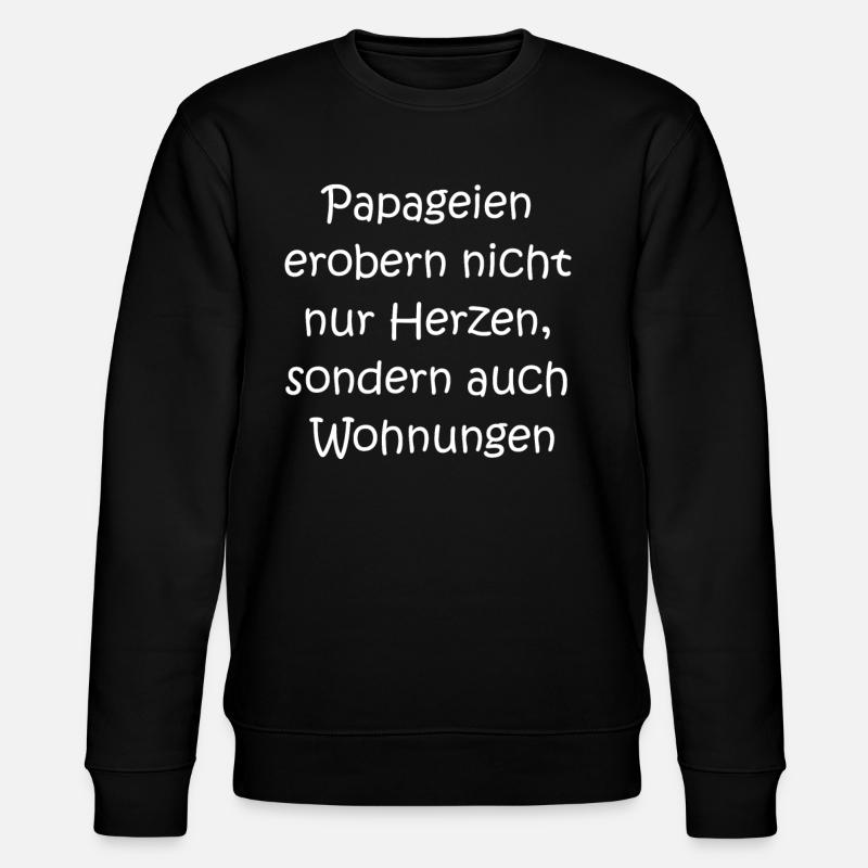Wohnungs-Deko-Geschenk - Stanley/Stella Unisex Bio-Sweatshirt CHANGER  - Schwarz