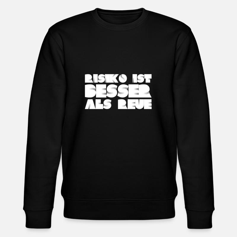 J’aime le risque - Sweat bio CHANGER Stanley/Stella Unisexe - noir