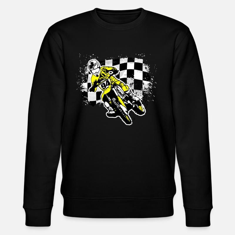 MotoCross - Sweat bio CHANGER Stanley/Stella Unisexe - noir