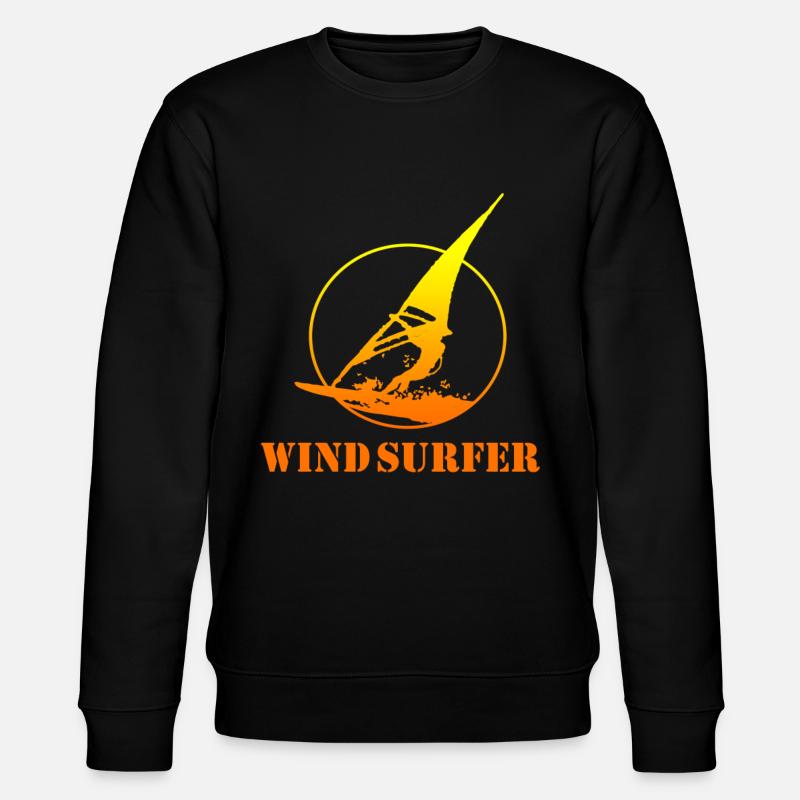 Windsurfer - Stanley/Stella Unisex Bio-Sweatshirt CHANGER  - Schwarz