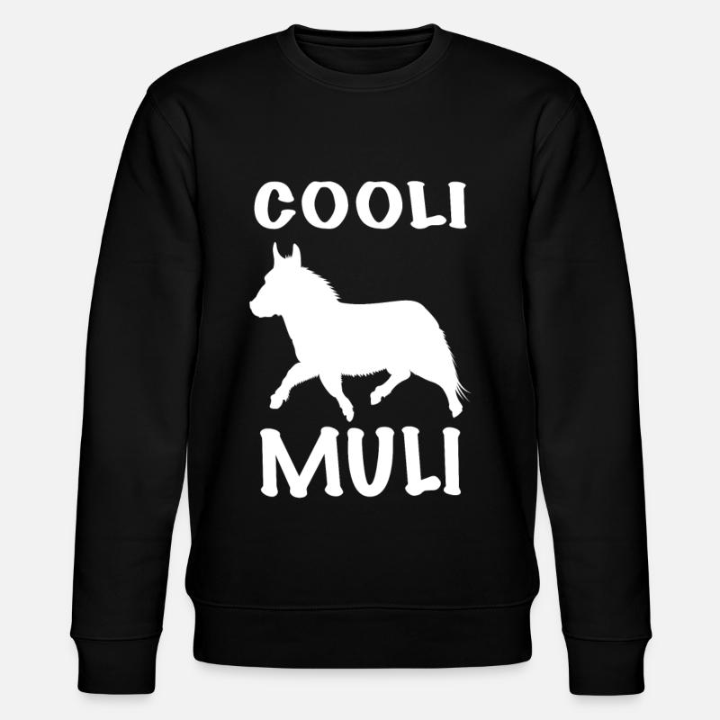 Cooli Muli - Stanley/Stella Unisex Bio-Sweatshirt CHANGER  - Schwarz