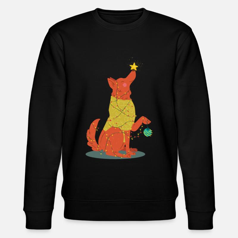 Chien de noel - Sweat bio CHANGER Stanley/Stella Unisexe - noir