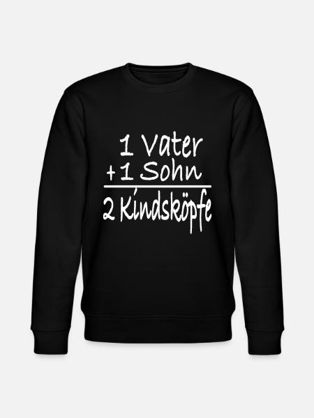 Vater und Sohn - Stanley/Stella Unisex Bio-Sweatshirt CHANGER - Schwarz