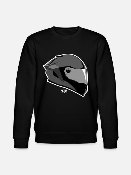 Bike Helmet - Stanley/Stella CHANGER Unisex Organic Sweatshirt - black