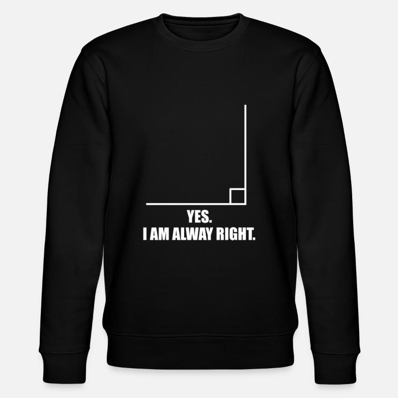 Math teacher math - Stanley/Stella CHANGER Unisex Organic Sweatshirt - black