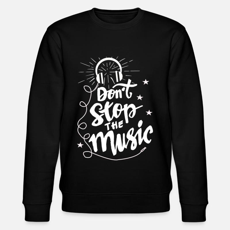 Music - Stanley/Stella Unisex Bio-Sweatshirt CHANGER  - Schwarz