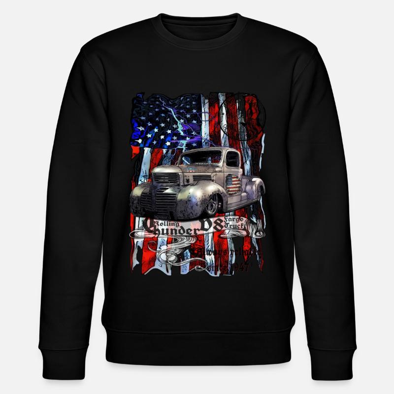 Camionnette Rolling Thunder V8 États-Unis - Sweat bio CHANGER Stanley/Stella Unisexe - noir
