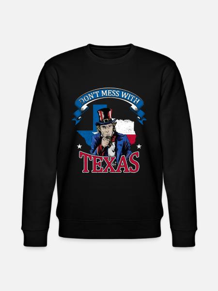 Dont Mess With Texas - Stanley/Stella Unisex Bio-Sweatshirt CHANGER  - Schwarz