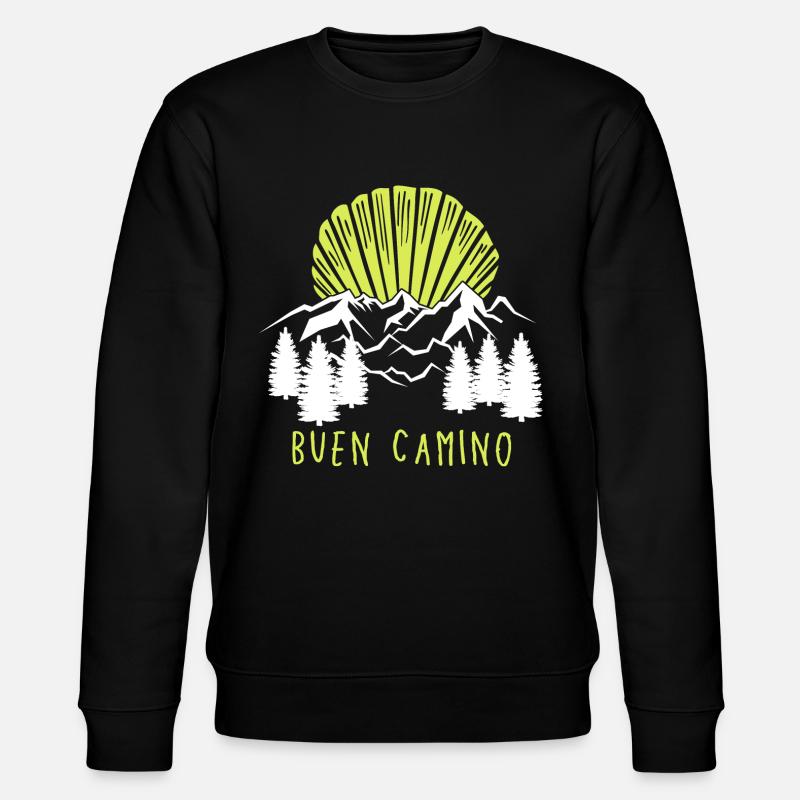 Buen Camino Mountains - Sweat bio CHANGER Stanley/Stella Unisexe - noir