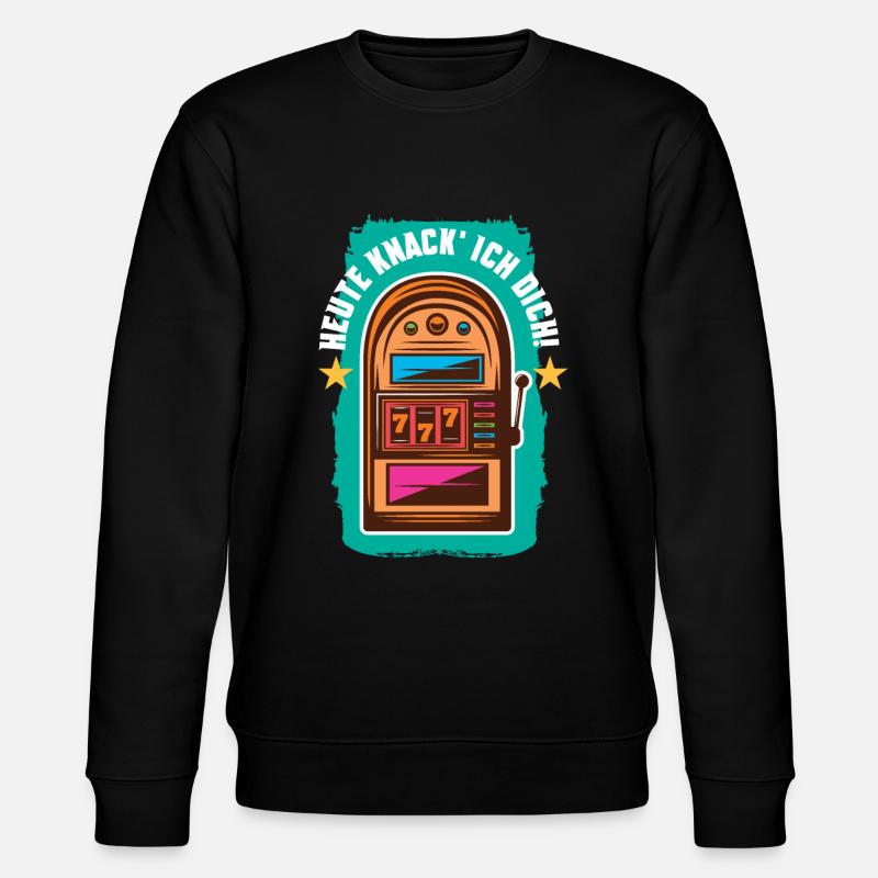 Heute knack' ich dich - Stanley/Stella Unisex Bio-Sweatshirt CHANGER - Schwarz
