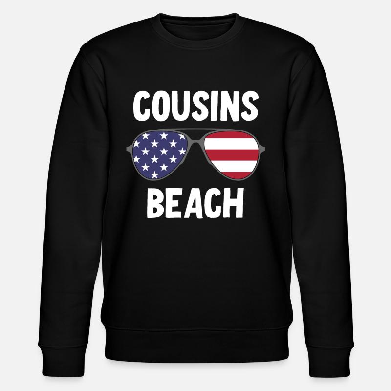 Plage de Cousins - Sweat bio CHANGER Stanley/Stella Unisexe - noir