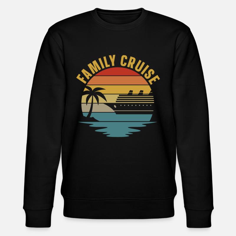 Familien Kreuzfahrt - Stanley/Stella Unisex Bio-Sweatshirt CHANGER  - Schwarz