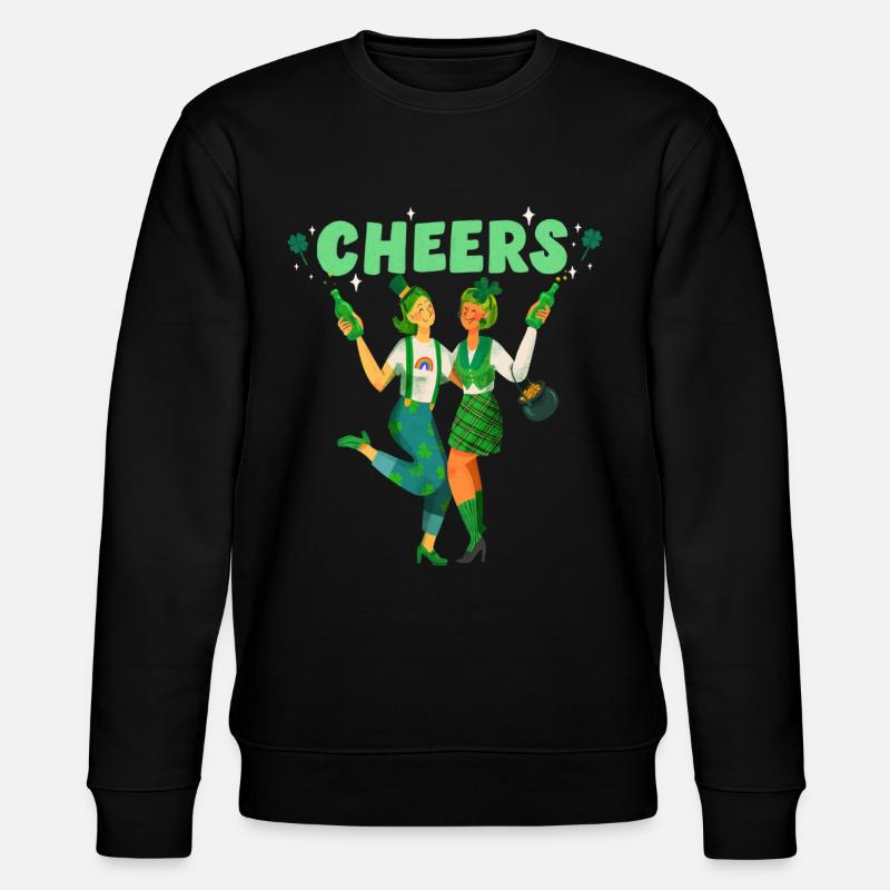à votre santé. Bonne Saint-Patrick! - Sweat bio CHANGER Stanley/Stella Unisexe - noir