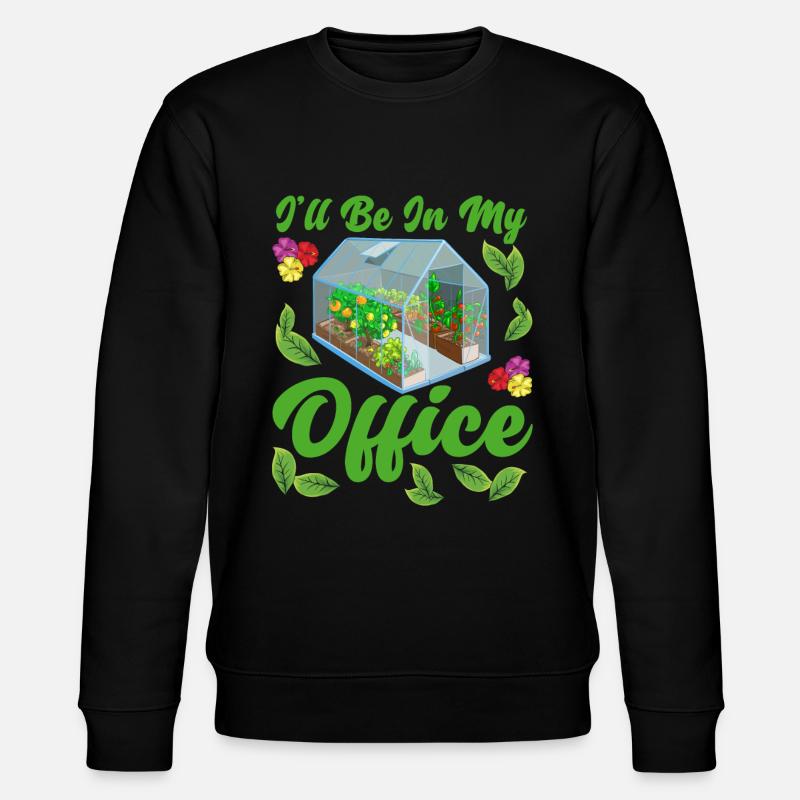 Gewächshaus Garten Gärtnerin Gärtner - Stanley/Stella Unisex Bio-Sweatshirt CHANGER  - Schwarz