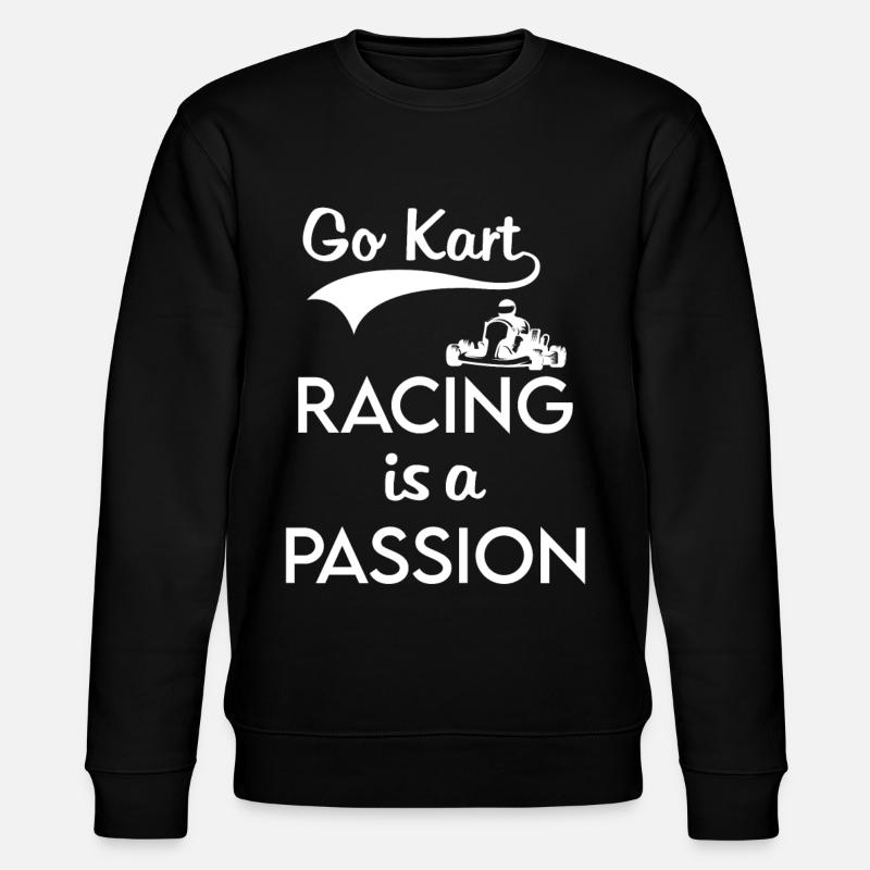 Go Kart Rennen - Stanley/Stella Unisex Bio-Sweatshirt CHANGER - Schwarz