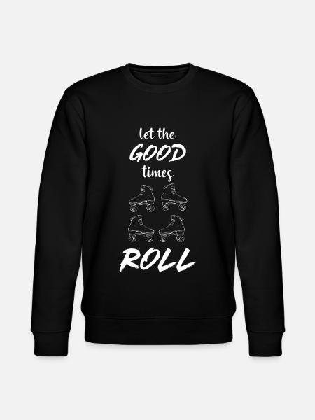 Roller skating Roller skates - Stanley/Stella CHANGER Unisex Organic Sweatshirt - black