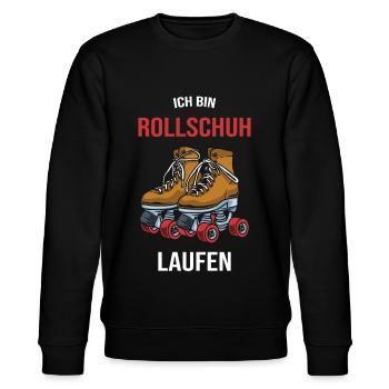 Roller skating - Stanley/Stella CHANGER Unisex Organic Sweatshirt - black - Front - Nik (191cm) & Marisol (170cm)