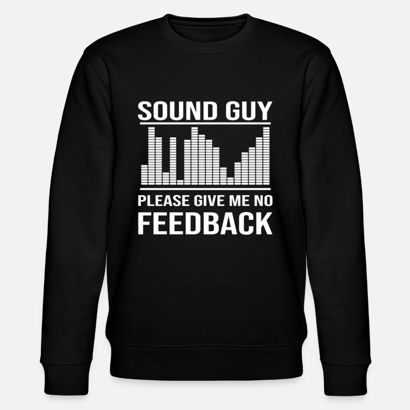 Tontechniker Sound Tontechnik Spruch - Stanley/Stella Unisex Bio-Sweatshirt CHANGER - Schwarz
