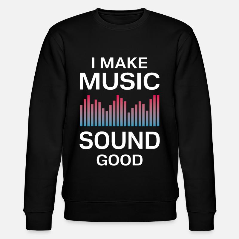 Tontechniker Tontechnik Spruch - Stanley/Stella Unisex Bio-Sweatshirt CHANGER - Schwarz
