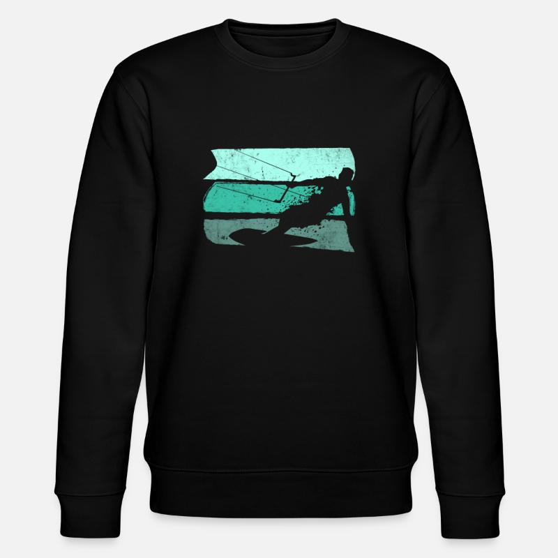 Kitesurf Kiter - Sweat bio CHANGER Stanley/Stella Unisexe - noir