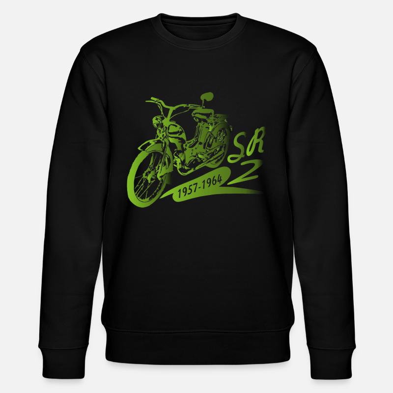 SR2 Simson schräg - Stanley/Stella Unisex Bio-Sweatshirt CHANGER  - Schwarz