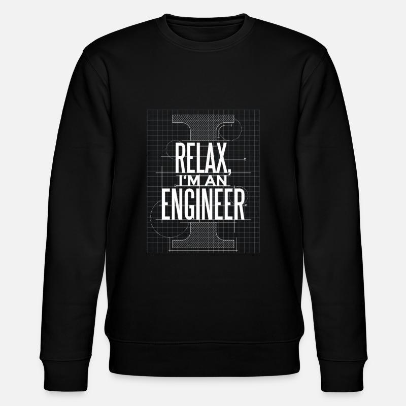 Ingenieur - Stanley/Stella Unisex Bio-Sweatshirt CHANGER  - Schwarz
