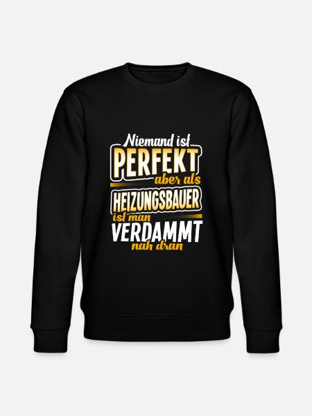 Heizungsbauer Installateur - Stanley/Stella Unisex Bio-Sweatshirt CHANGER - Schwarz