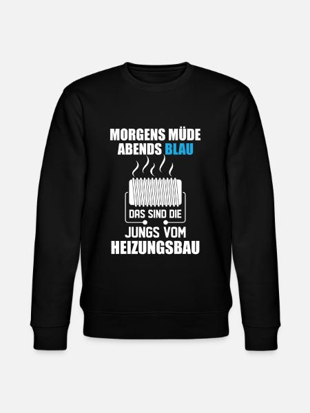 Heating engineer heating construction - Stanley/Stella CHANGER Unisex Organic Sweatshirt - black