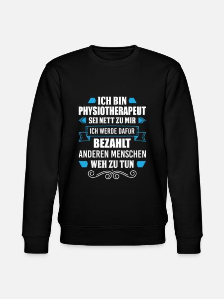 Physiotherapeut Physio - Stanley/Stella Unisex Bio-Sweatshirt CHANGER - Schwarz