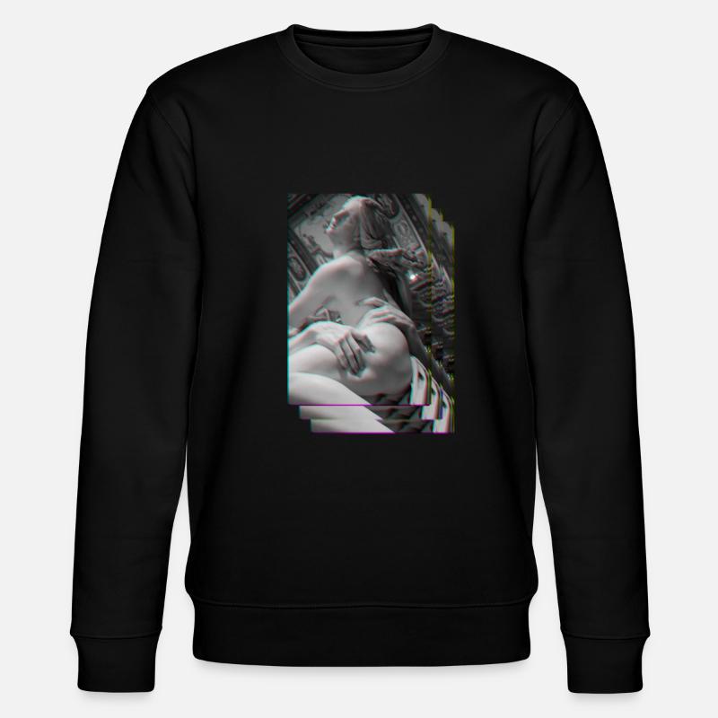 Vaporwave Synthwave - Stanley/Stella Unisex Bio-Sweatshirt CHANGER  - Schwarz