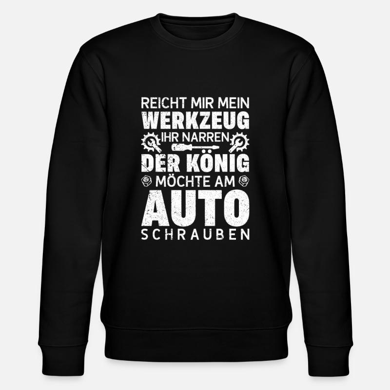 KFZ-Mechaniker Auto Schrauber - Stanley/Stella Unisex Bio-Sweatshirt CHANGER  - Schwarz