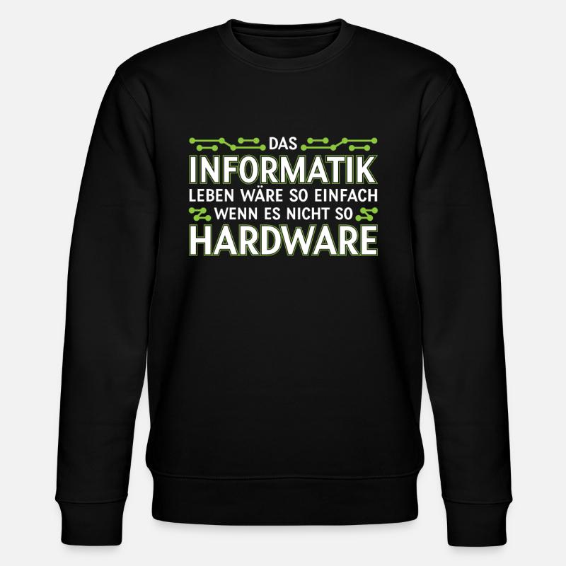 Informatik Informatiker - Stanley/Stella Unisex Bio-Sweatshirt CHANGER  - Schwarz