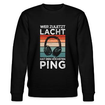 Lustiger Teenager Gaming Spruch - Gamer Jungs - Stanley/Stella Unisex Bio-Sweatshirt CHANGER  - Schwarz - Vorne - Nik (191cm) & Marisol (170cm)