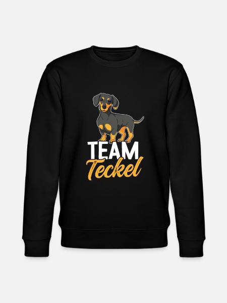 Teckel Hund Spruch - Dachshund & Dackel - Stanley/Stella Unisex Bio-Sweatshirt CHANGER - Schwarz